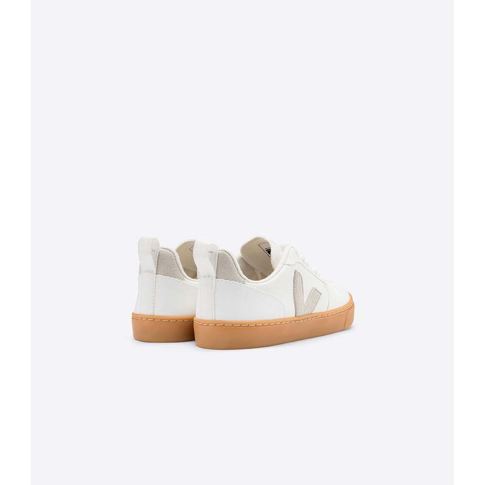 Veja V-10 CWL Kids' Shoes White/Beige | CA 782AHK